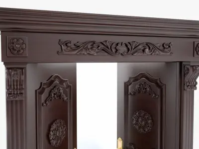 Double door  3D model