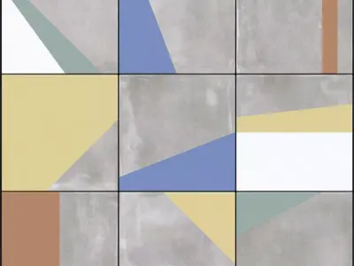 ABK Play Edge Mix Multicolor Set 1 3D model