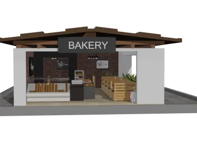 Bakery shop 3D model