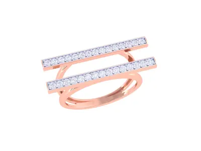 Women Ring  Render 3dm STL OBJ FBX Details 3D print model 148