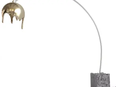 Floor lamp Candy Curve 3D model