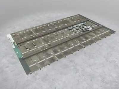 LIMC Terminal 2 Low-poly 3D model