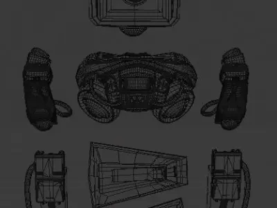 Mech Robot Kitbash - Tech kit - Robot camera - sci-fi 3D model