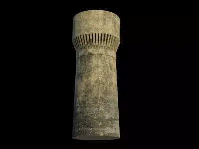 Tower  3D model PBR materials 4K Low-poly 3D model