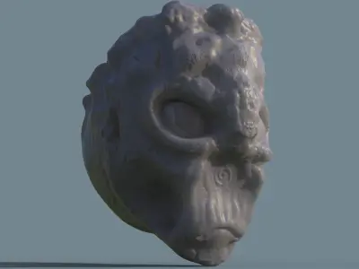 Demiurge skull 3D model