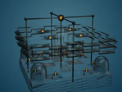 Sci-Fi Structure I 3D model