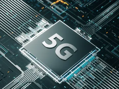 C4D Octane CPU chip core capacitance Scifi Circuit board 3D model