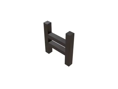 Hedera Coin v2 002 Low-poly 3D model