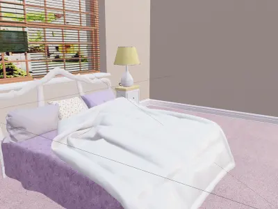 Bedroom The Bling Ring 3D model