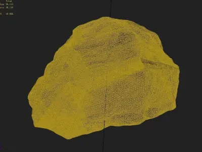 Huangguoshu Waterfall - Stone 01 3D model