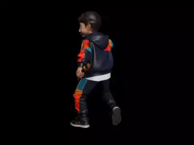 Teenagers  Street Dance 3D model