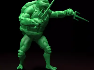 Raphael TMNT stl file 3d print model 3D print model