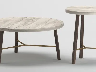 Another Country Side Table 3D model