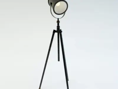 Yosemite Portable Tripod Floor Lamp  3D model