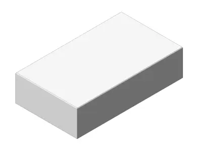 Concrete Block Steps Set Modular Garden Landscape Elements 3D model