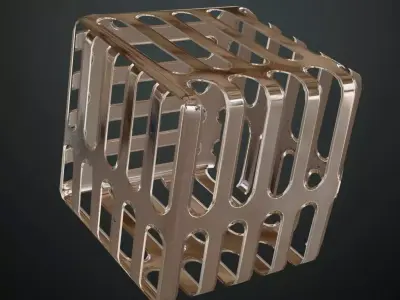 Silver Metal Grill Transparent PBR Seamless Texture order