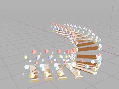 Infinite bridge generator - Sky Bridge - customizable model Low-poly 3D model