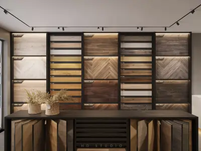 Wood floor shop 3D print model