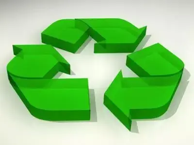 Recycling logo 3D model