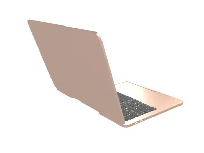 Laptop Mockup v1 002 Low-poly 3D model