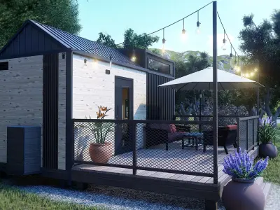 Tiny House   SHUMBEK15   15m2    3d model 3D model
