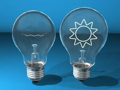 Light bulbs 3D model