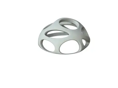 SciFi Cube Object No 49915 Low Poly Shape Low-poly 3D model
