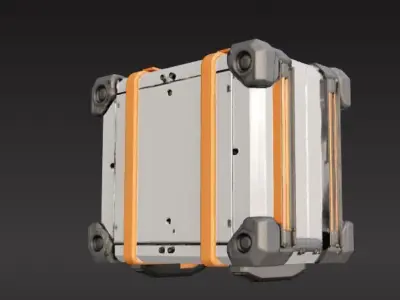 sci-fi box capsule 3D print model get