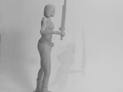 Alita battle angel statue version 3D print model