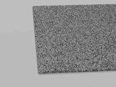 Carpet square of fabric 3D model