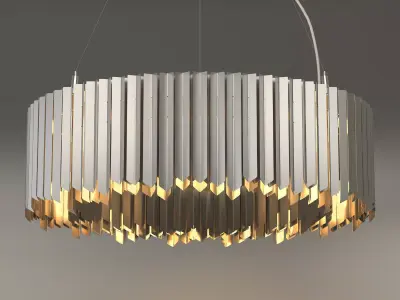 Facet Chandelier 3D model