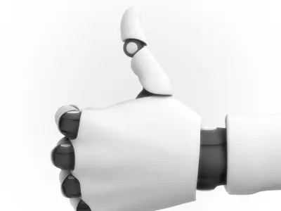 Robot Hand Rigged Animated 3D model