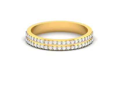 Diamond Ring For Women 3d Print Model 3D print model 44