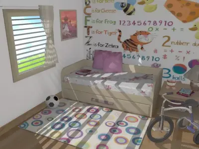 Kids Room 3D model