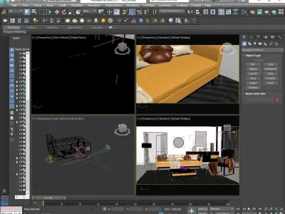 Interior Design Render 3D model
