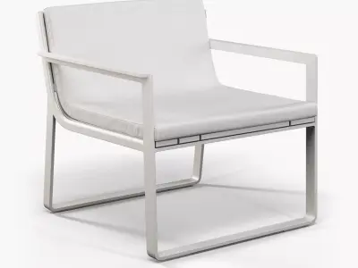 Gandia Blasco Flat armchair slim 3D model