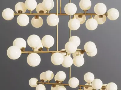 Suspension light The Mimosa Pendant 16 Plafonds by Atelier Areti 3D model