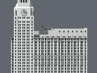 Consolidated Gas Building 3D print model