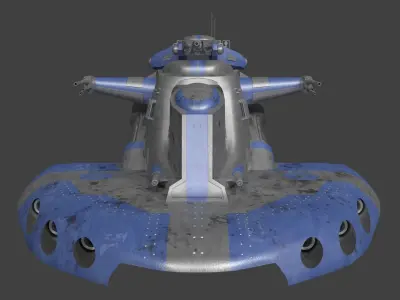 Armoured Assault Tank AAT 3D model