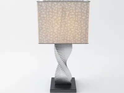 Spiral Table Lamp 3D model