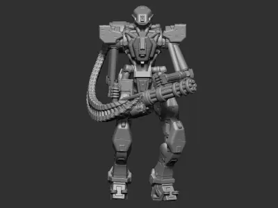 Droid robot 3D print model