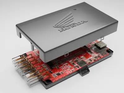 PCB Case Low-poly 3D model