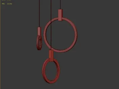 Banbury Hanging Lamp by Romatti 3D model