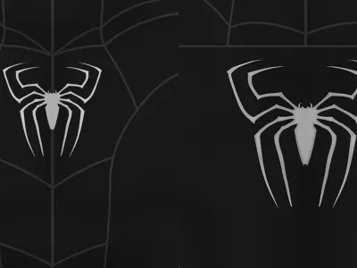 Spectacular Spider - Man Symbiote Suit Low-poly 3D model