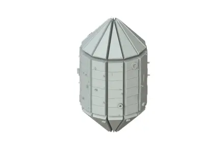 Sci Fi Object No 4397 Low Poly Low-poly 3D model