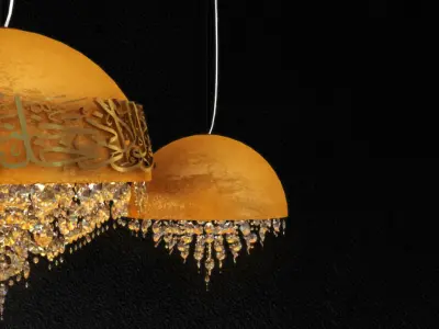  Arabic chandelier  3D model