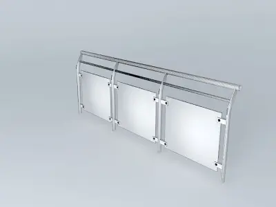 Baranda glazed Free 3D model