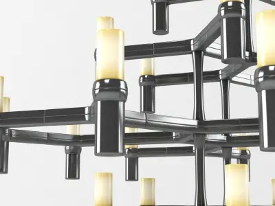 Nemo Crown Major Chandelier 3D model