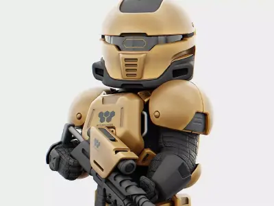 TROOPER XX-2000   RIGGED 3D model