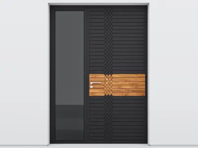 Aluminium door 112 3D model
